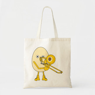 Trombone Egghead Tote Bag