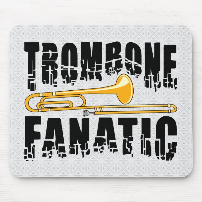 Trombone Fanatic Mouse Mat (Front)