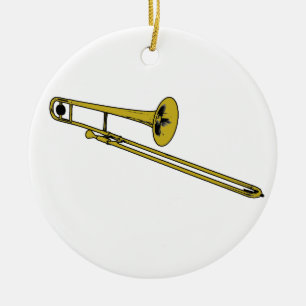 Trombone Gear Ceramic Tree Decoration