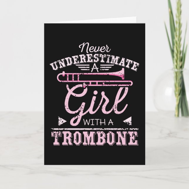 Trombone Girl Card (Front)