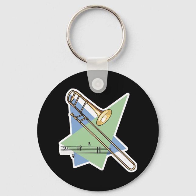 trombone key ring (Front)