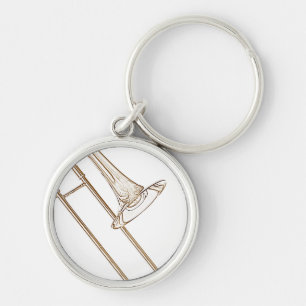 Trombone Keychain