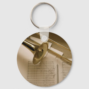 Trombone keychain