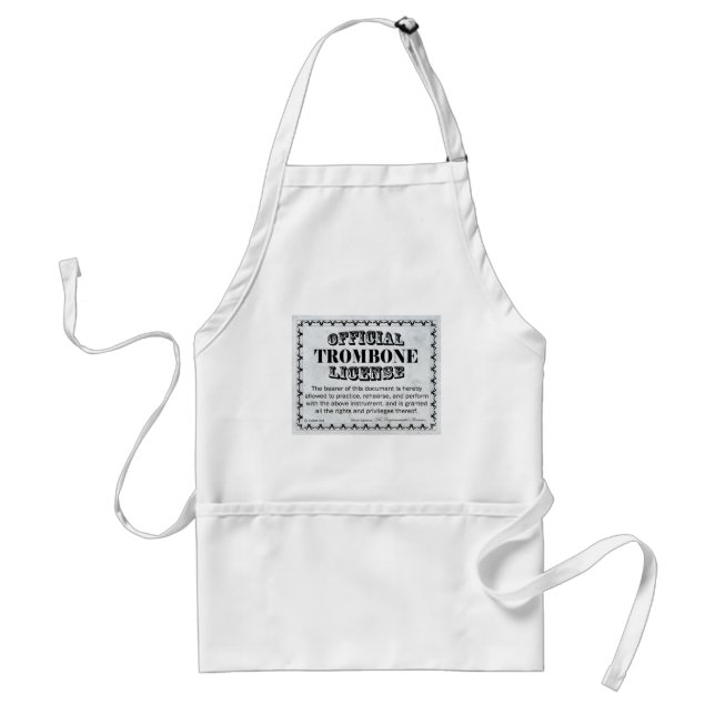 Trombone License Standard Apron (Front)