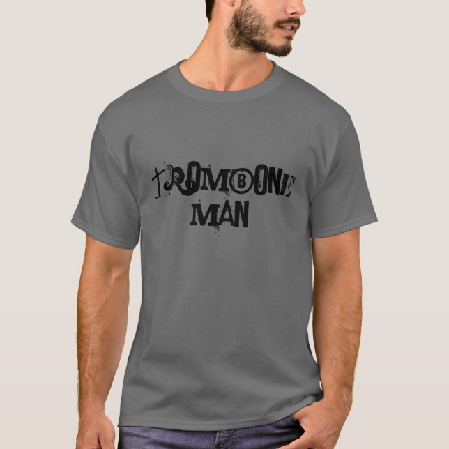 Trombone Man - Customised T-Shirt (Front)