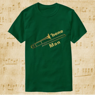 Trombone Man Humour T-Shirt