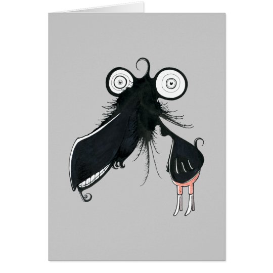 Trombone Monster Greeting Card