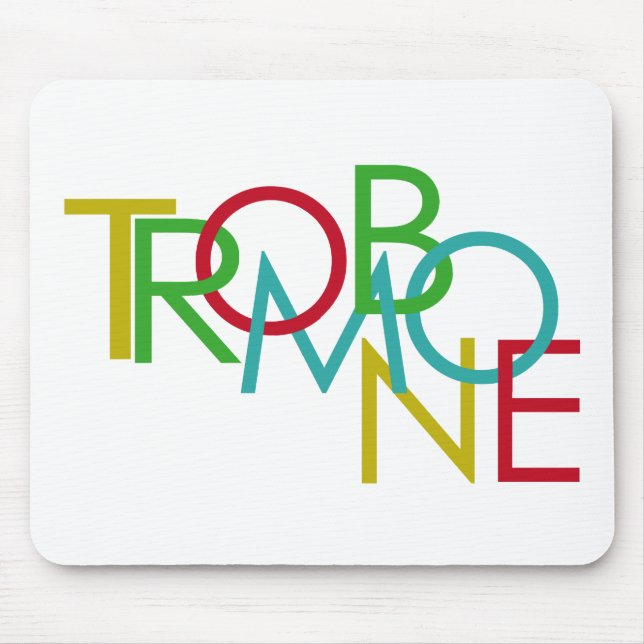 Trombone Mouse Mat (Front)