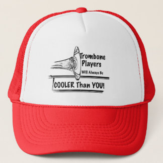 Trombone Musician Cooler than You Hat Cap