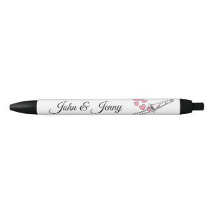 Trombone Musician Custom Wedding Favour Gift Black Ink Pen
