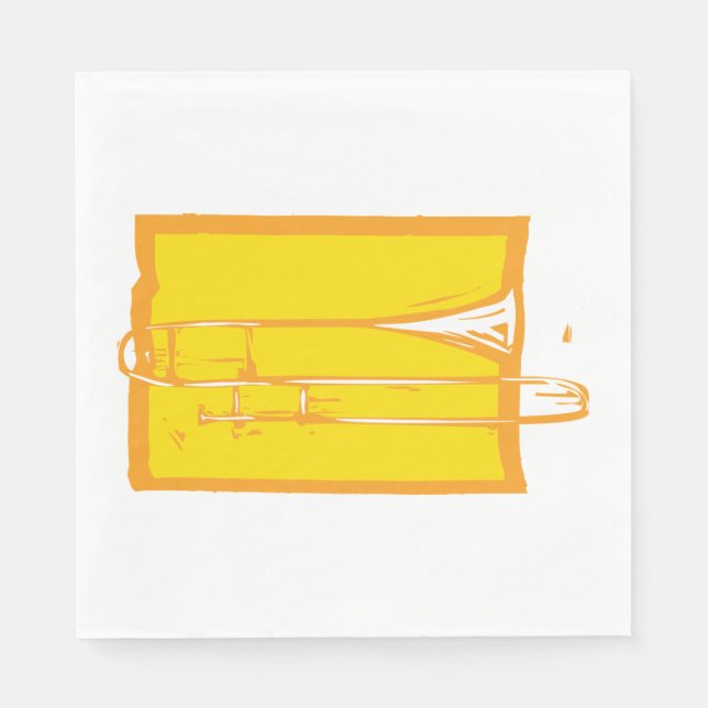 Trombone Napkin (Front)