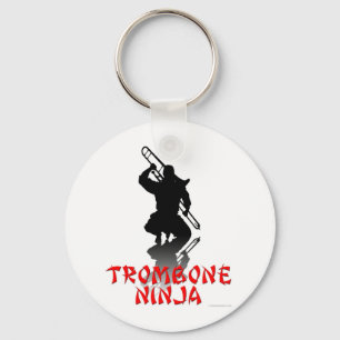 Trombone Ninja Key Ring