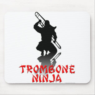 Trombone Ninja Mouse Mat