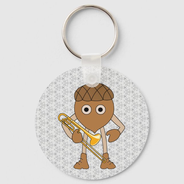 Trombone Nut Key Ring (Front)
