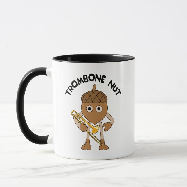 Trombone Nut Text Mug (Left)