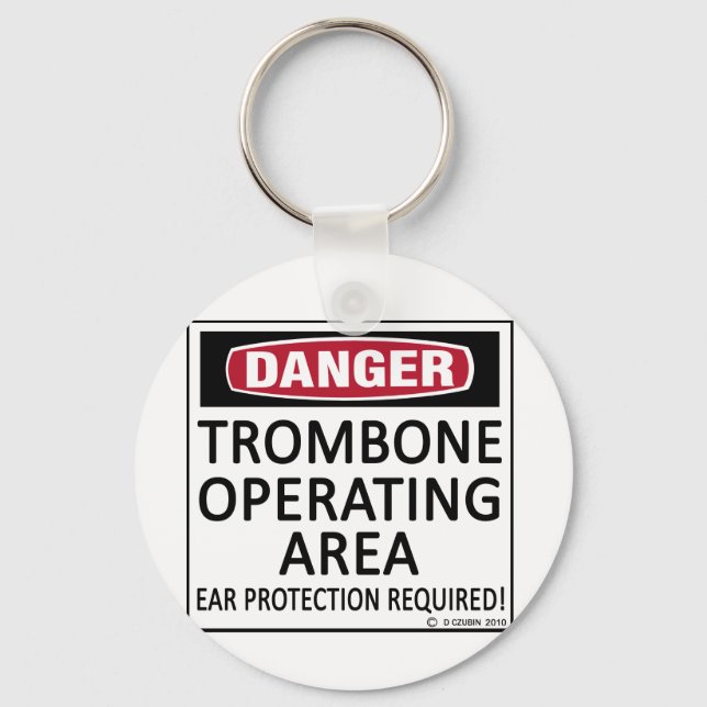 Trombone Operating Area Key Ring (Front)
