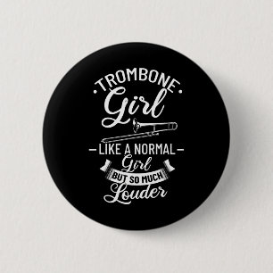 Trombone Player Musician Quotes Trombone Music 6 Cm Round Badge