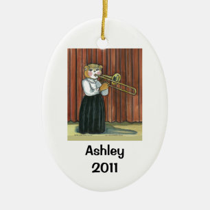Trombone Player Personalised Ornament