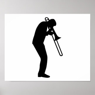Trombone Player Poster