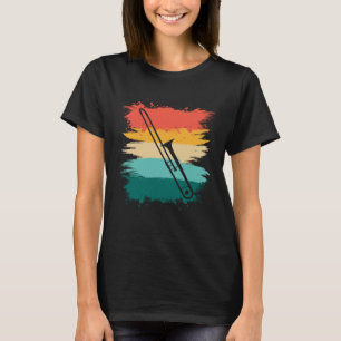 Trombone Player Retro Vintage 70s 80s Trombonist M T-Shirt