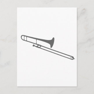 trombone postcard