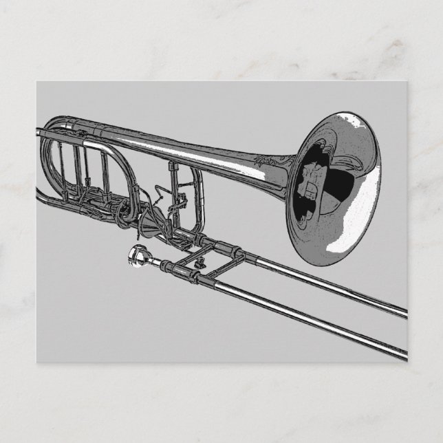 Trombone Postcard (Front)