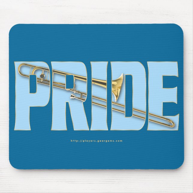 Trombone Pride Mouse Mat (Front)