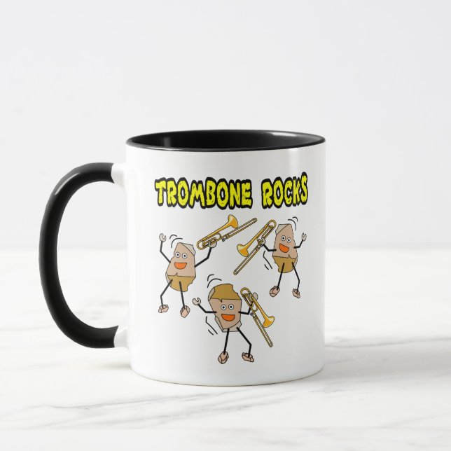 Trombone Rocks Mug (Left)