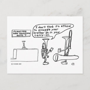 Trombone Smuggling Postcard