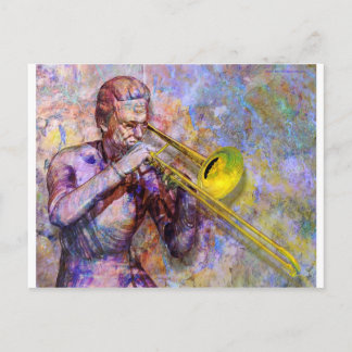 Trombone Solo Postcard