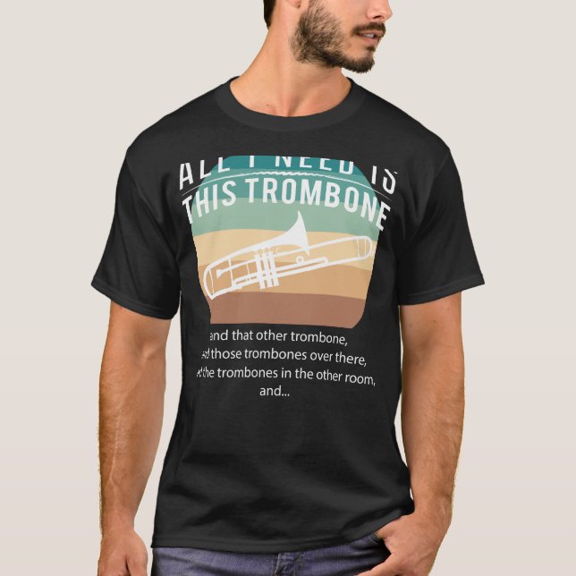 Trombone Tango: Step up the Fun with this Hilariou T-Shirt (Front)