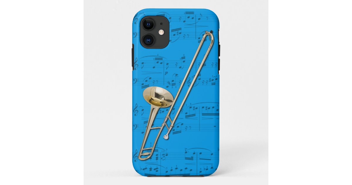 Trombone (tenor) phone case. Pick colour CaseMate iPhone Case Zazzle