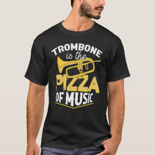 Trombone Trombonist Brass Instrument T-Shirt