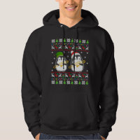 Trombone Ugly Christmas Sweater Elf Santa Penguin 