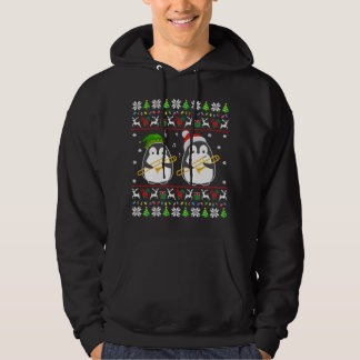 Trombone Ugly Christmas Sweater Elf Santa Penguin
