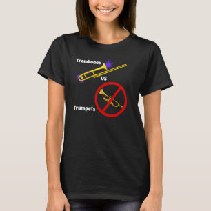 Trombone v Trumpet (girl) T-Shirt