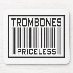 Trombones Priceless Mouse Mat