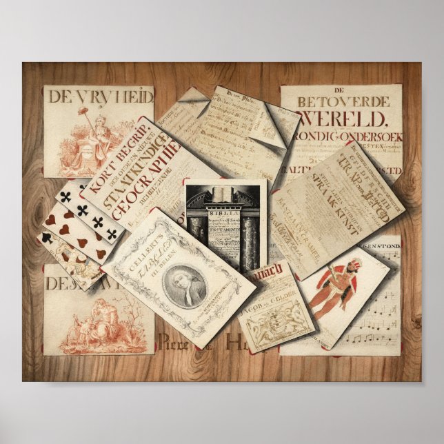 Trompe l’œil | Piere De Hoop Poster (Front)