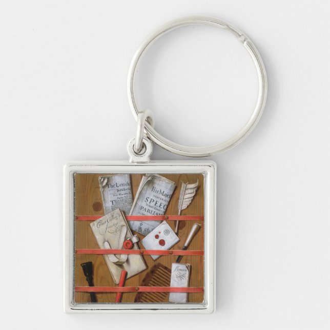 Trompe l'oeil, 1702 key ring (Front)