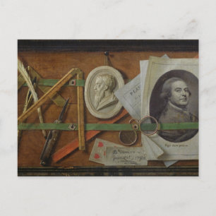 Trompe l'Oeil, 1785 Postcard