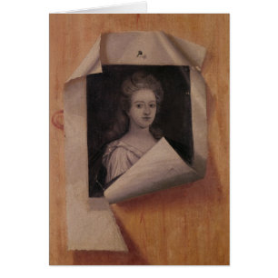 Trompe l'Oeil Portrait of a Lady