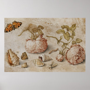 Trompe l'oeil Still Life -Jan van Kessel the Elder Poster