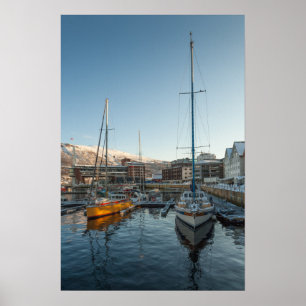Tromso City Photo Poster