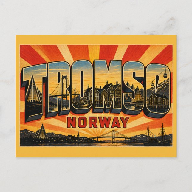 Tromsø Norway Arctic Cathedral Postcard (Front)