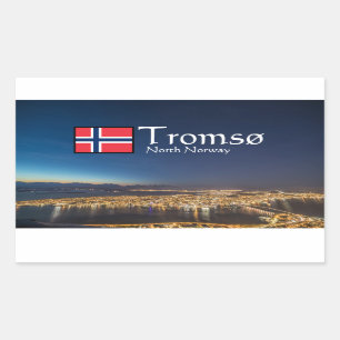 Tromso Norway Rectangular Sticker