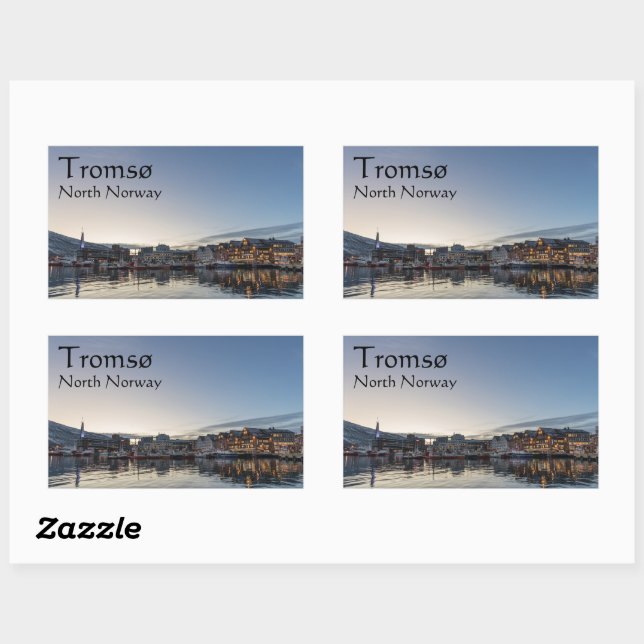 Tromso Norway Rectangular Sticker (Sheet)