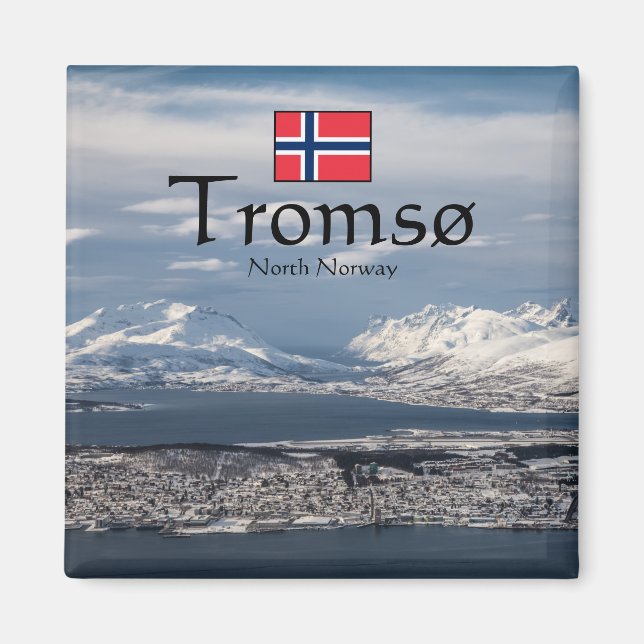 Tromso Norway Souvenir Magnet (Front)