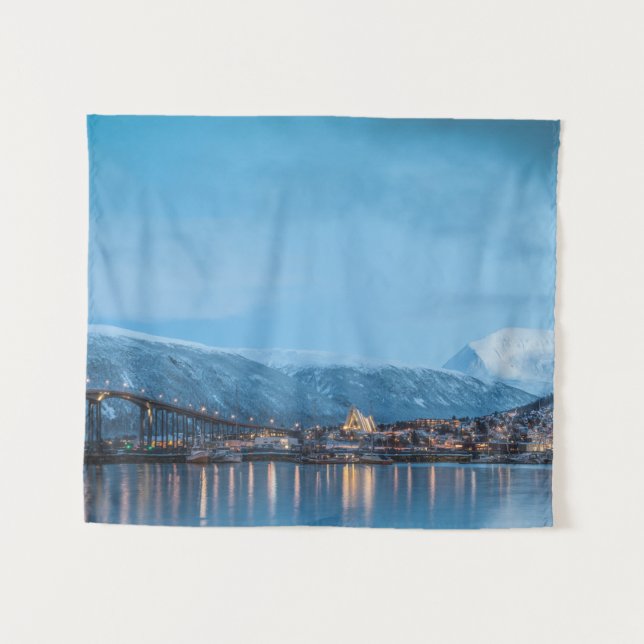 Tromso Norway Tapestry (Front (Horizontal))