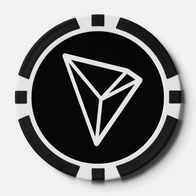 TRON TRX Logo Poker Chips (Front)