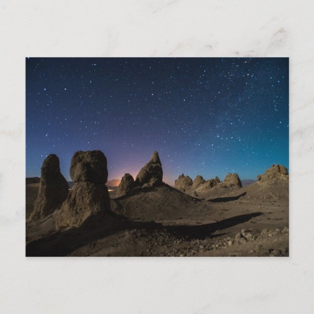 Trona and the Milky Way Postcard (Front)
